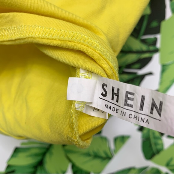 🌼 Cropped Tank Top Women's Size XS/S Yellow Retro Flower Power Style - Picture 6 of 6